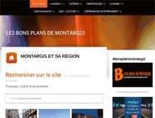 Tablet Screenshot of bonsplansmontargis.com